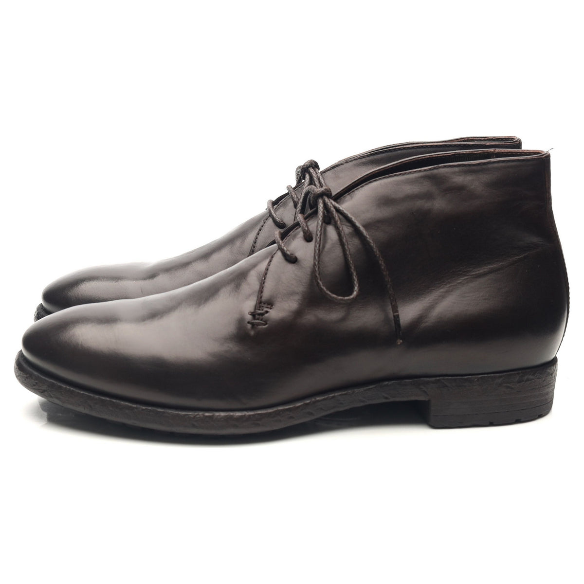 Dark Brown Leather Chukka Boots UK 6 EU 40