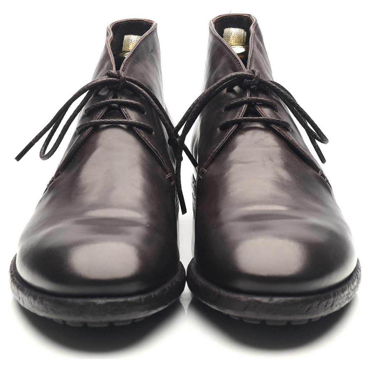 Dark Brown Leather Chukka Boots UK 6 EU 40
