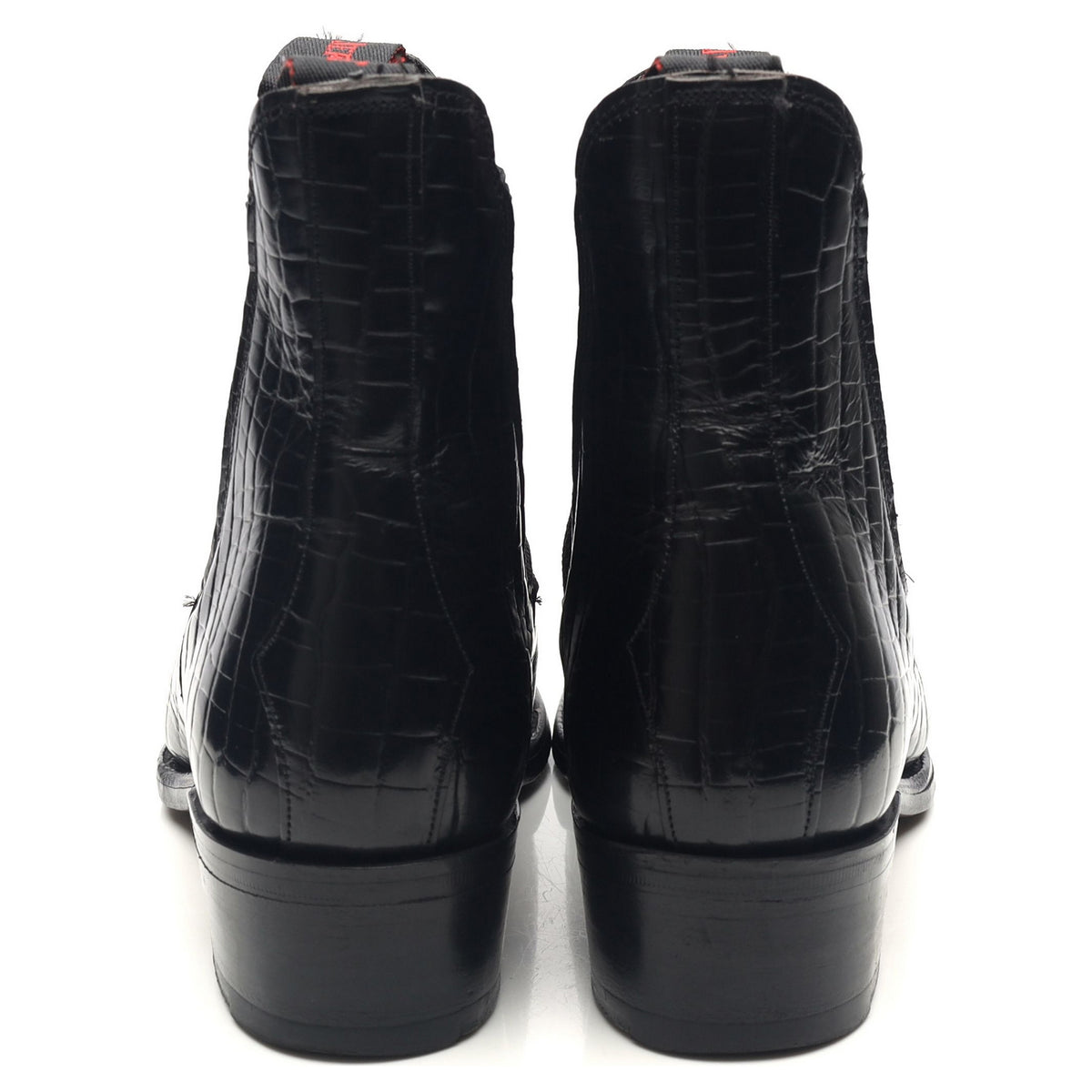 Women&#39;s Black Leather Chelsea Boots UK 6