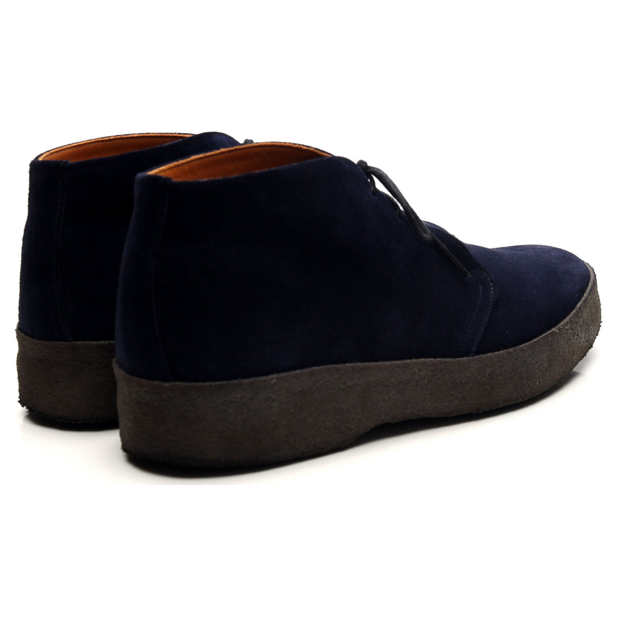 &#39;Joel&#39; Navy Blue Suede Chukka Boots UK 9 F