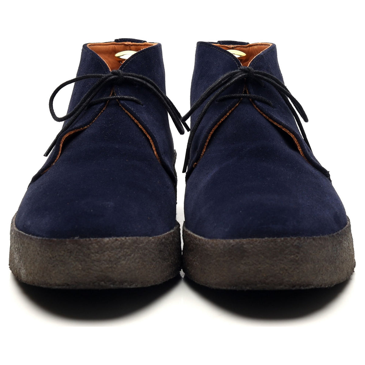 &#39;Joel&#39; Navy Blue Suede Chukka Boots UK 9 F