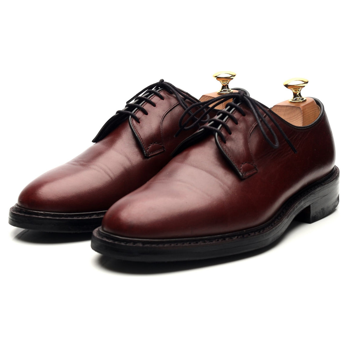 &#39;Chapel&#39; Burgundy Leather Derby UK 6.5 F