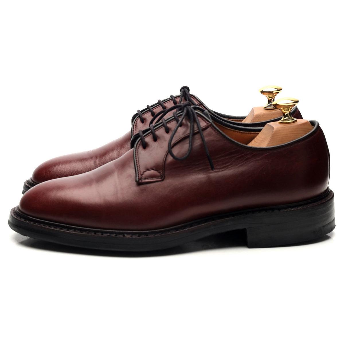 &#39;Chapel&#39; Burgundy Leather Derby UK 6.5 F