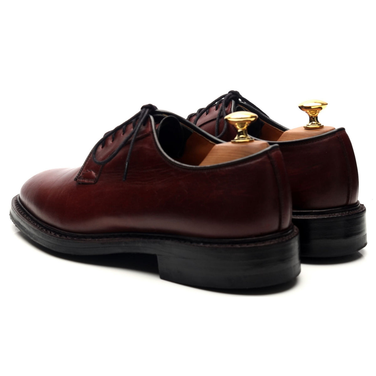 &#39;Chapel&#39; Burgundy Leather Derby UK 6.5 F