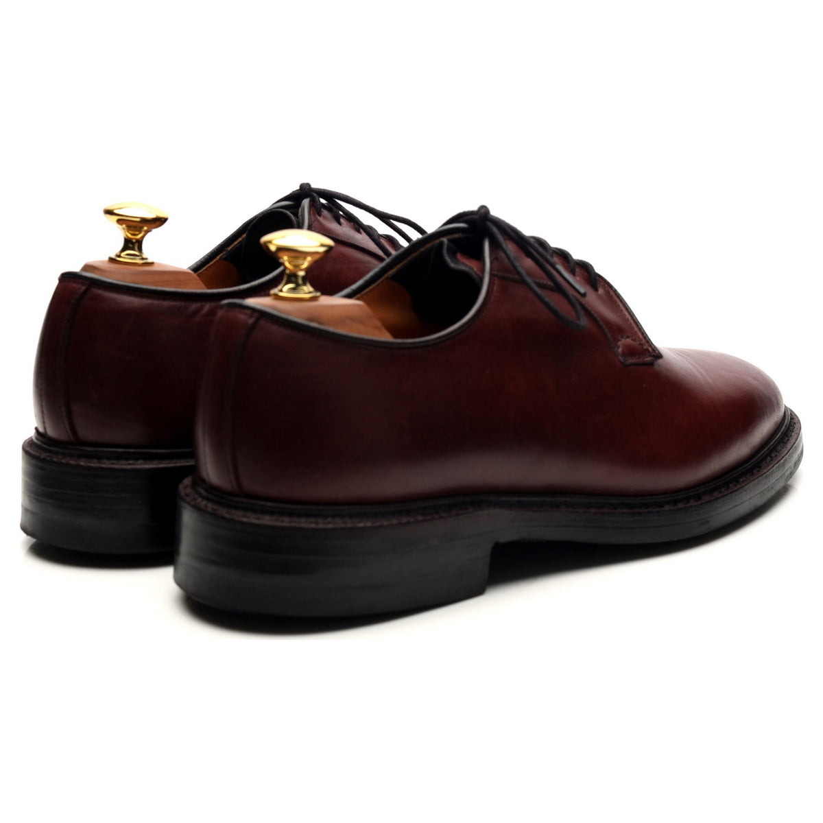 &#39;Chapel&#39; Burgundy Leather Derby UK 6.5 F