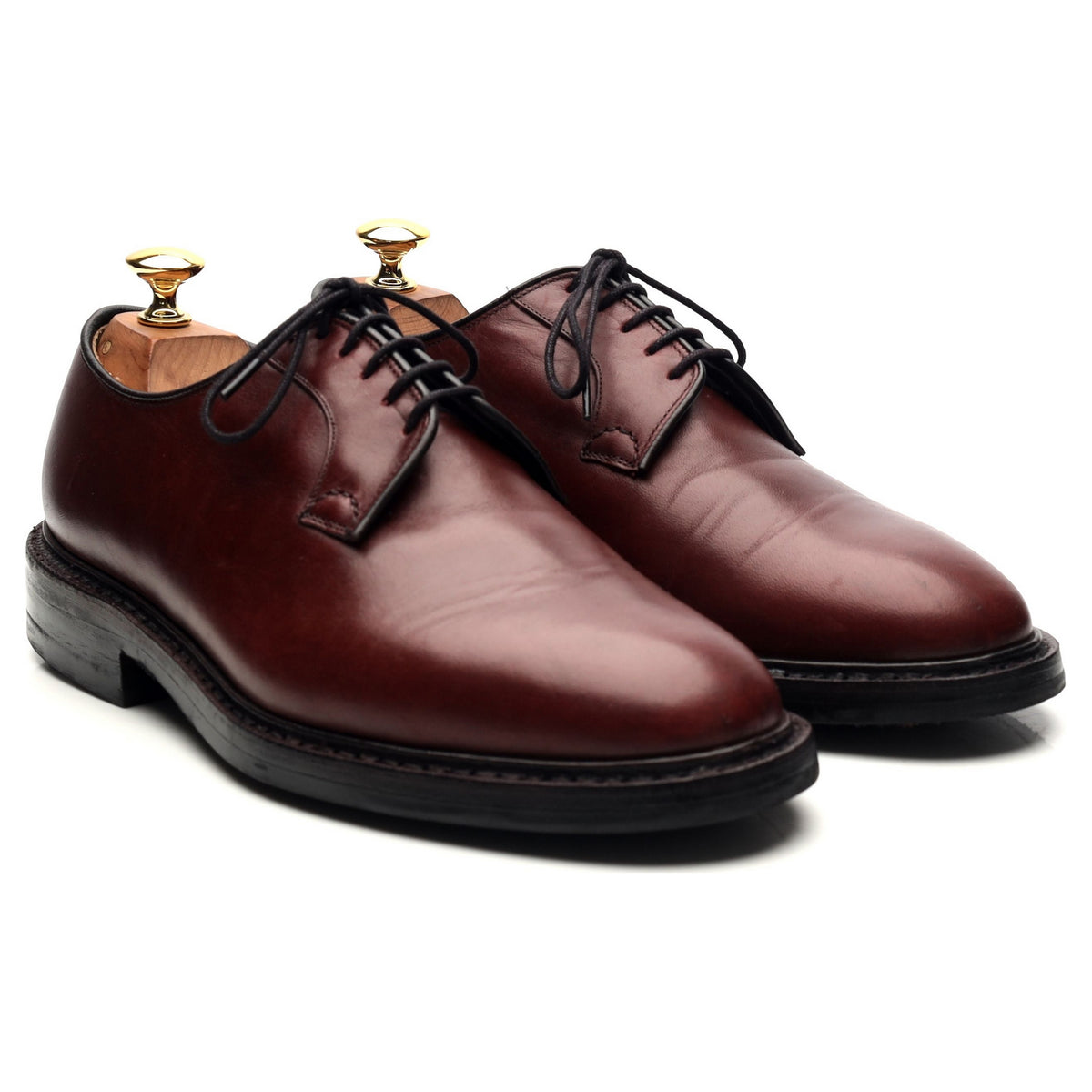 &#39;Chapel&#39; Burgundy Leather Derby UK 6.5 F