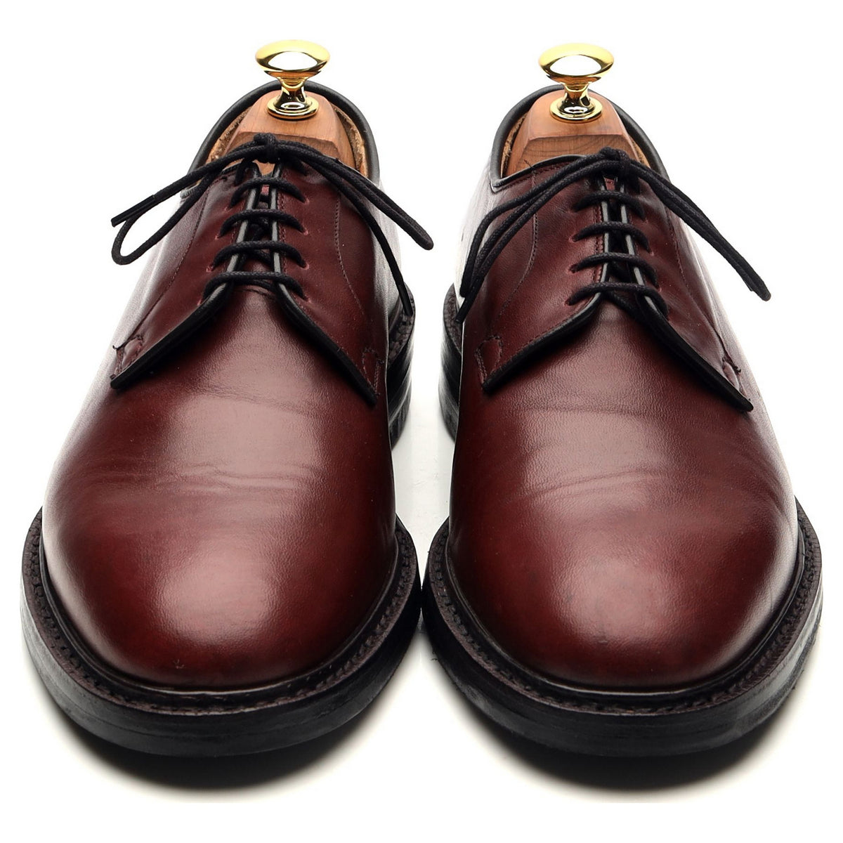 &#39;Chapel&#39; Burgundy Leather Derby UK 6.5 F