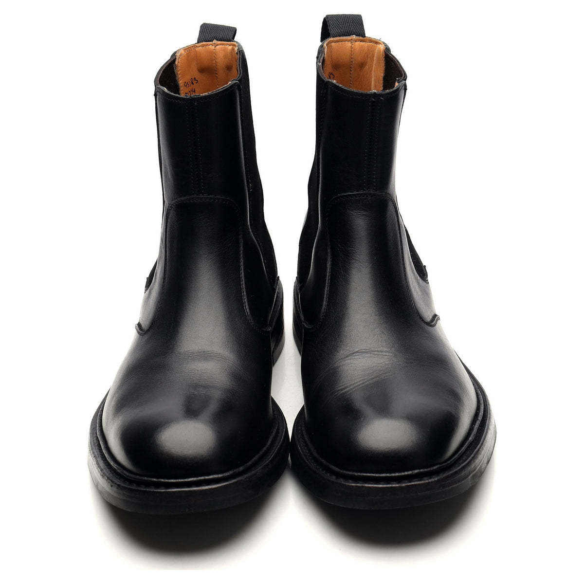 Margaret Howell Black Leather Boots UK 9.5