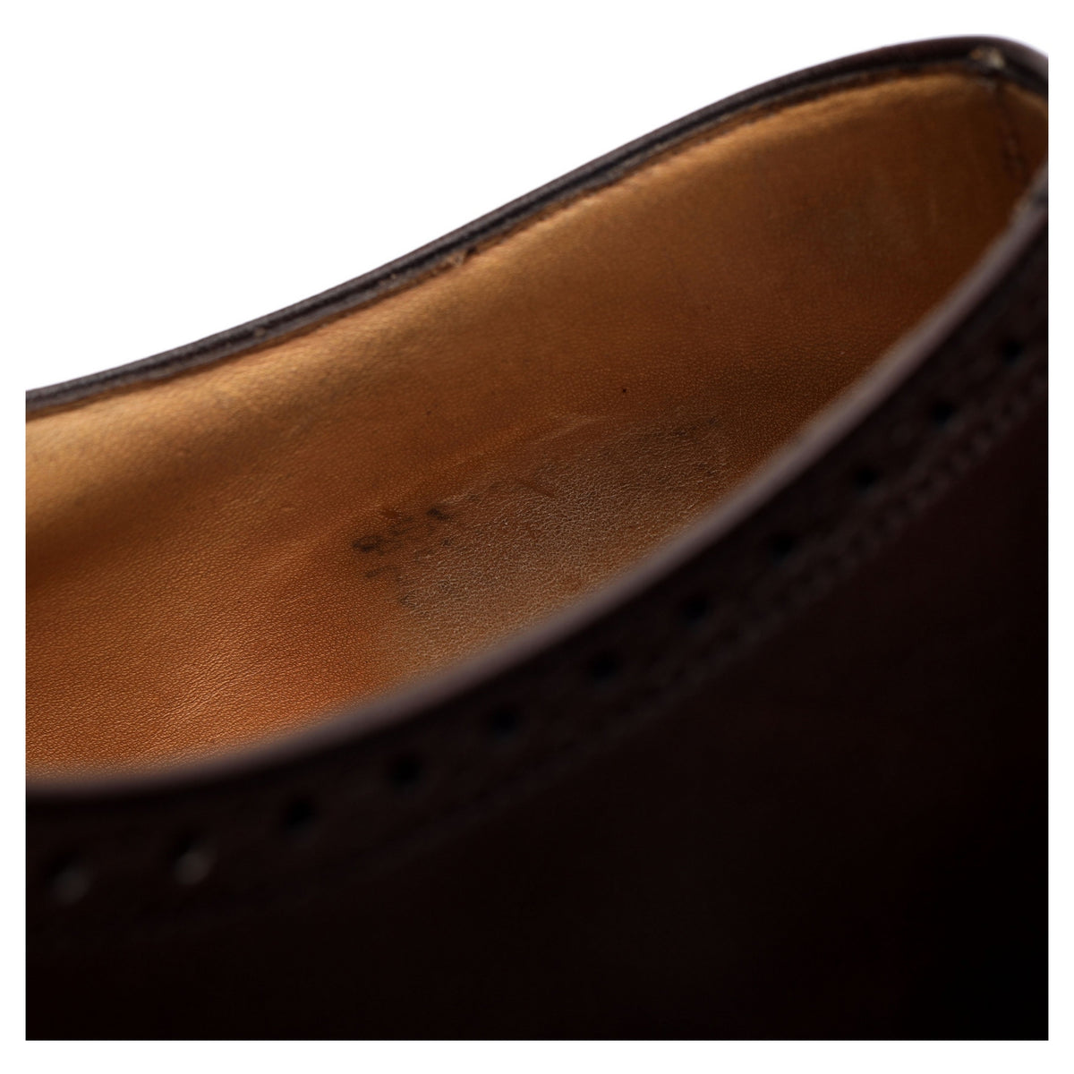 &#39;Berlin&#39; Dark Brown Leather Oxford Brogues UK 8.5 F