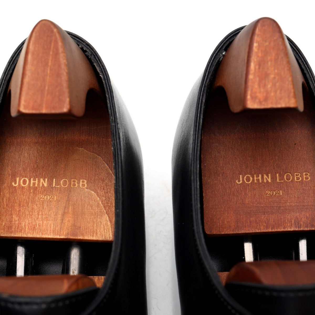 Saint Crépin 2021 &#39;William 75&#39; Black Leather Double Monk Strap UK 6.5 E