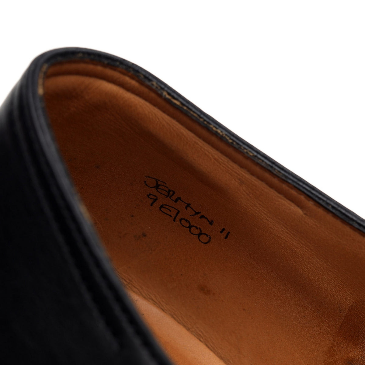 &#39;Jermyn II&#39; Black Leather Monk Strap UK 9 E