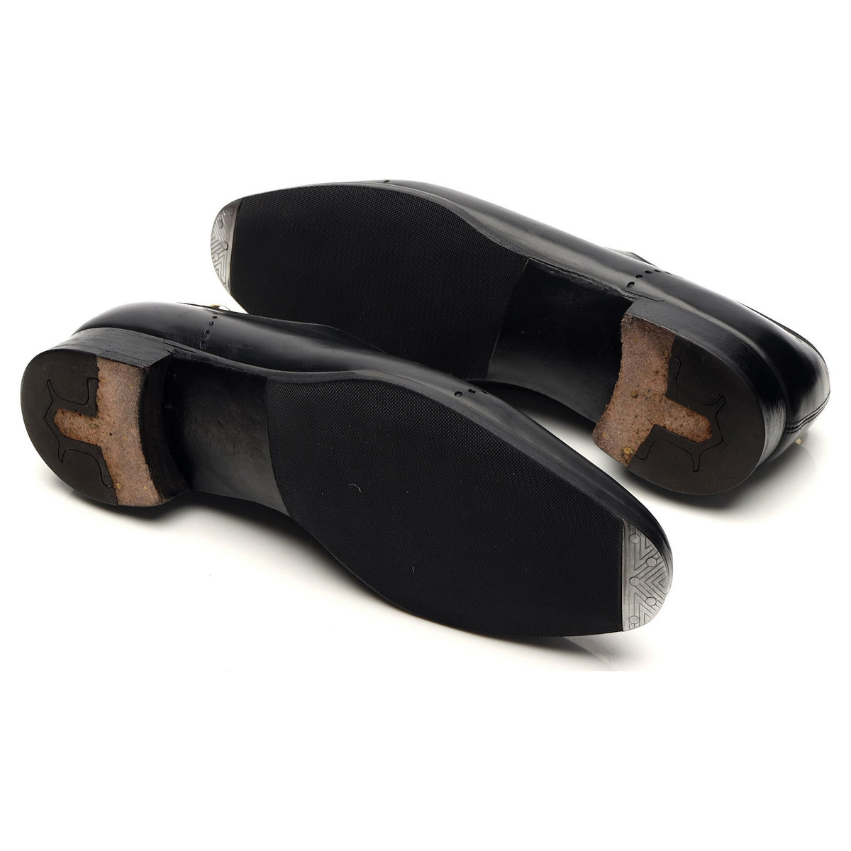 &#39;Welford&#39; Black Leather Derby UK 8.5 E