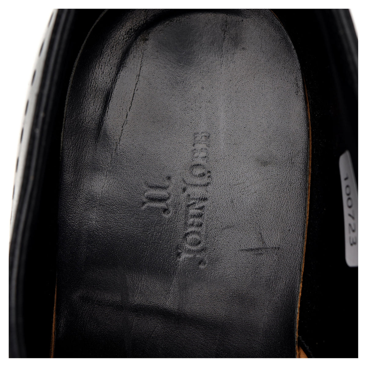 &#39;Welford&#39; Black Leather Derby UK 8.5 E