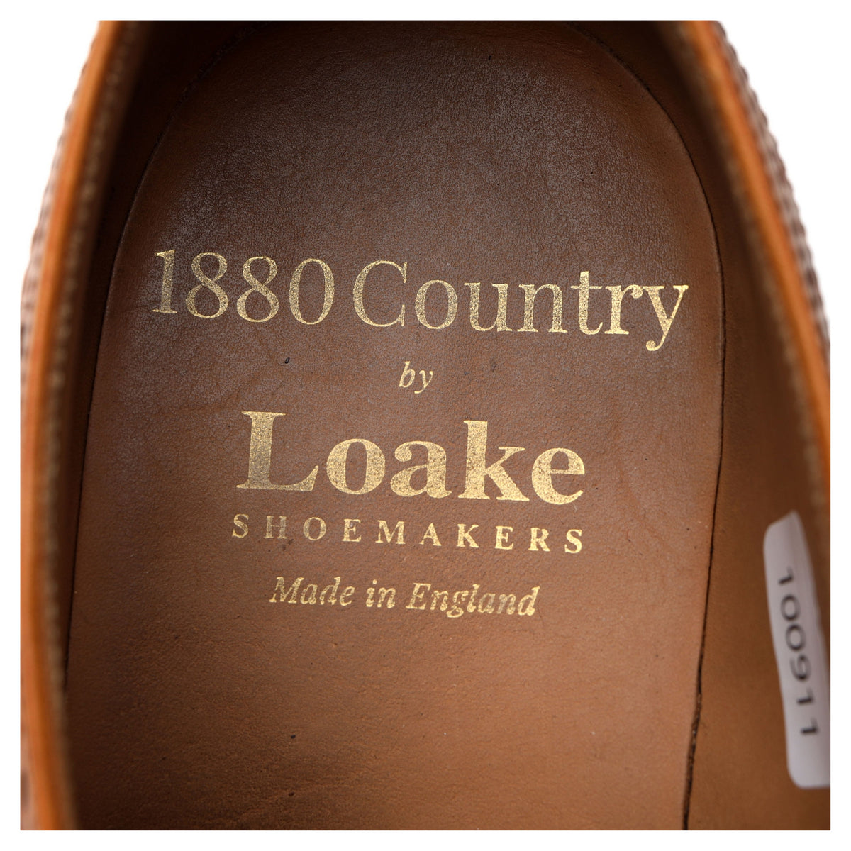 1880 &#39;Edward&#39; Tan Brown Leather Oxford Brogues UK 7.5 G