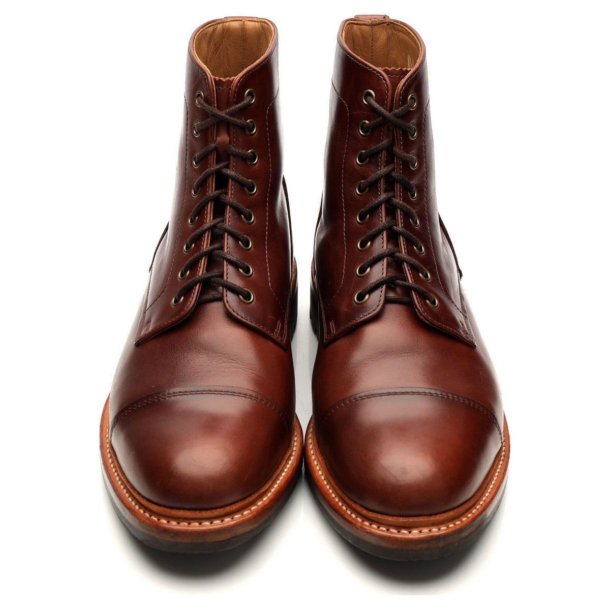 &#39;Joseph&#39; Brown Leather Boots UK 8 G