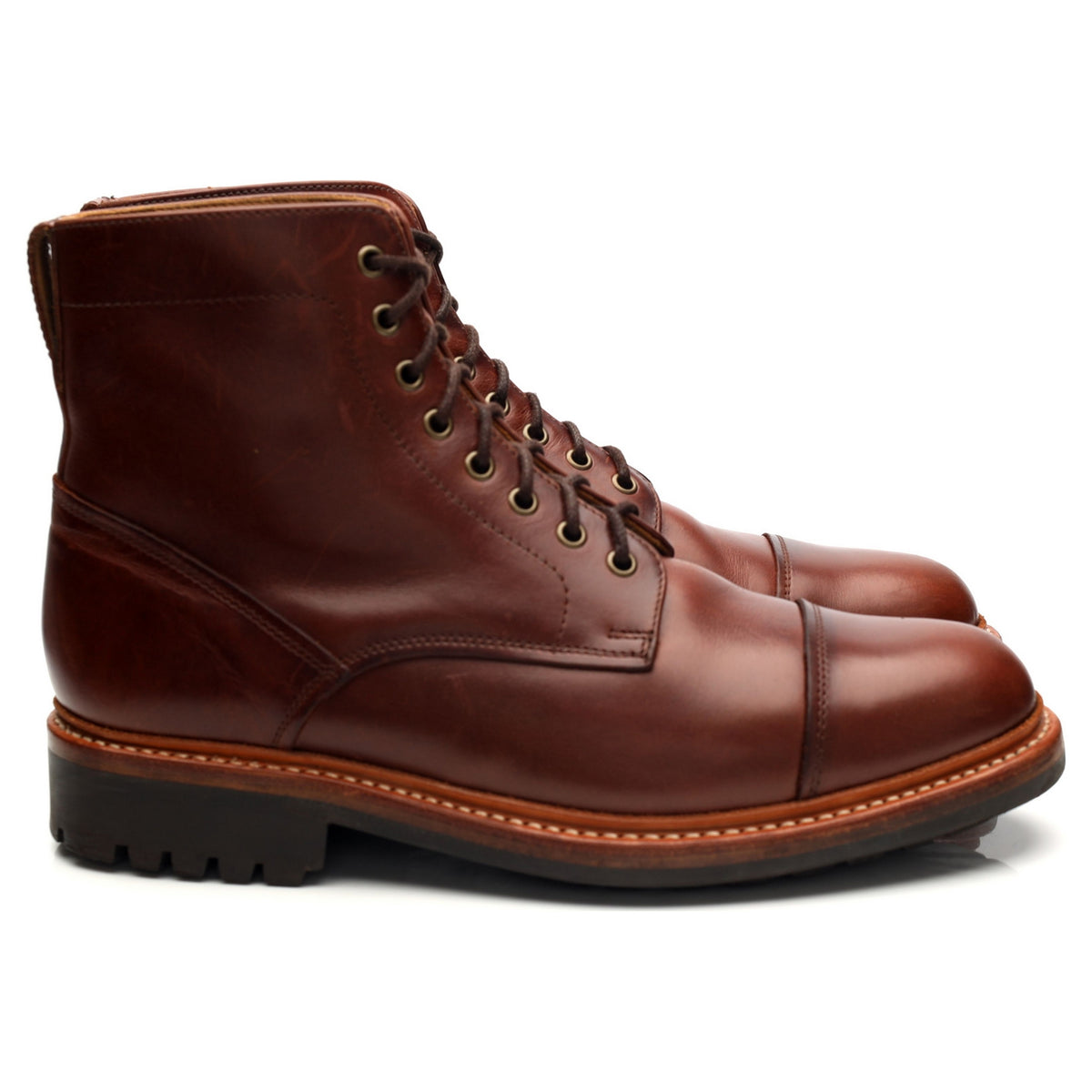 &#39;Joseph&#39; Brown Leather Boots UK 8 G