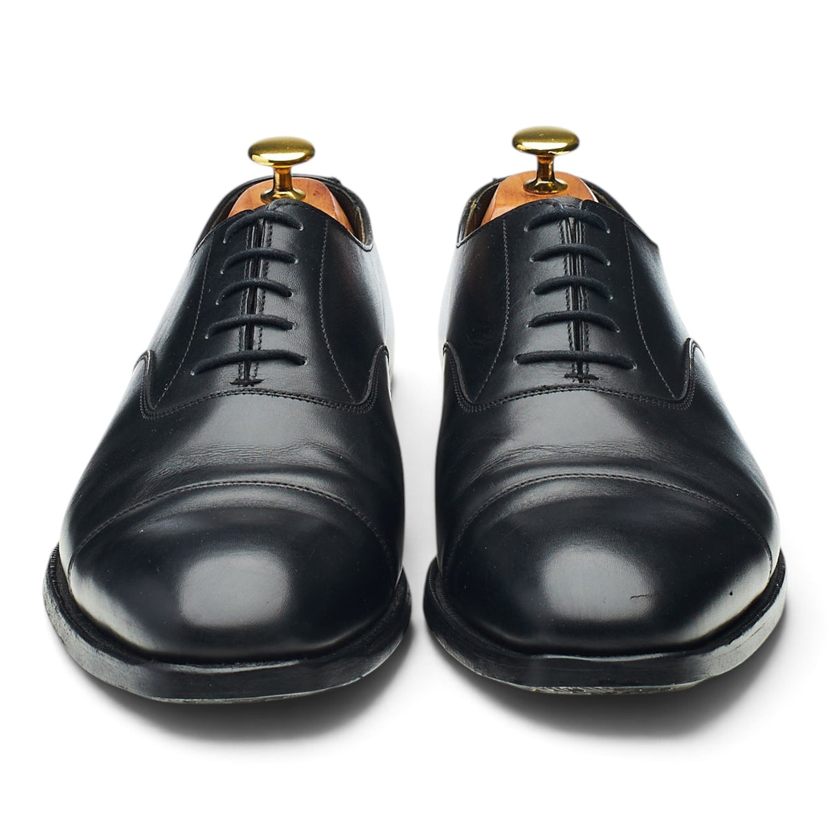 'Audley' Black Leather Oxford UK 8 E