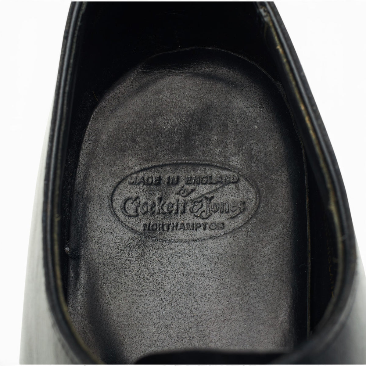 'Audley' Black Leather Oxford UK 8 E