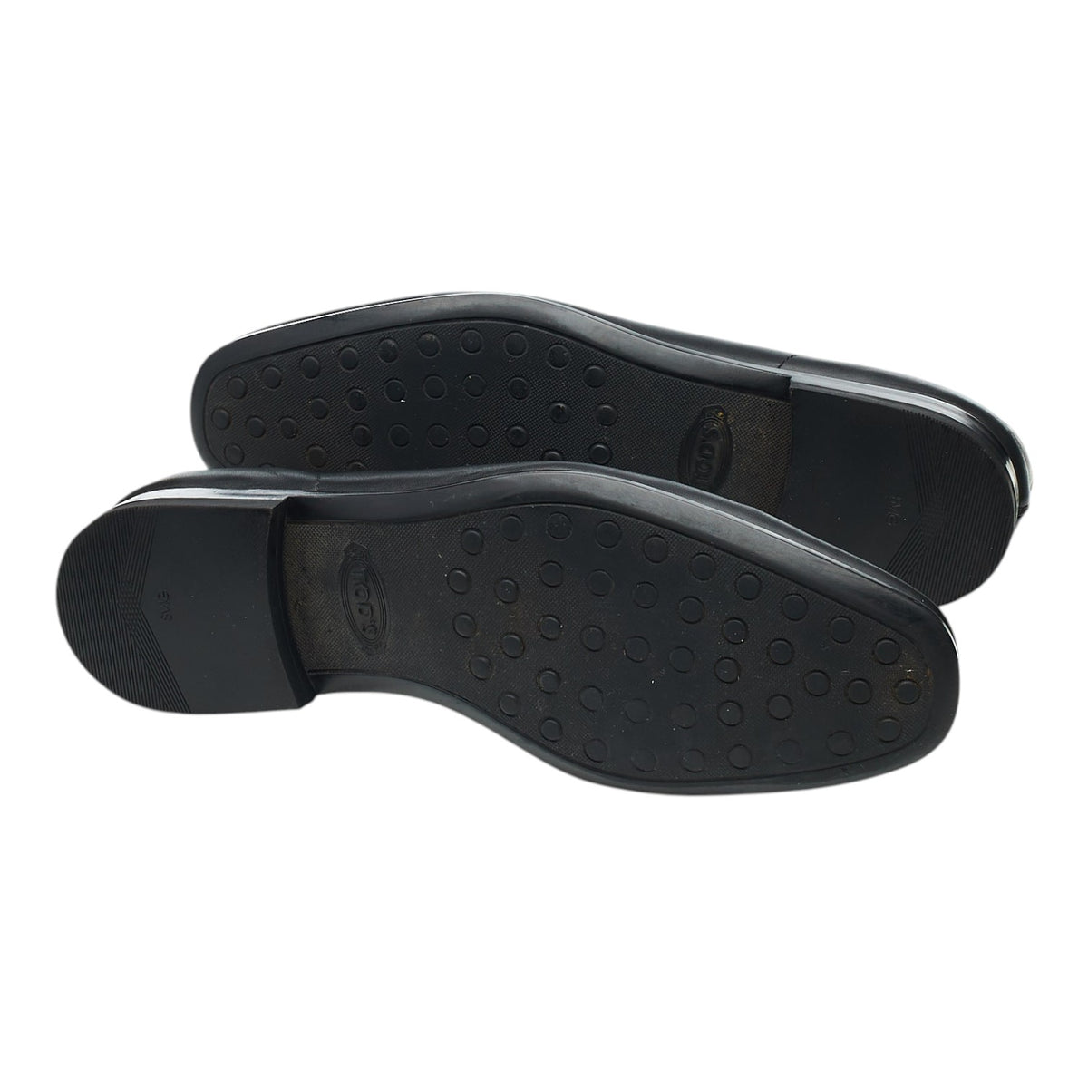 Black Leather Loafers UK 7