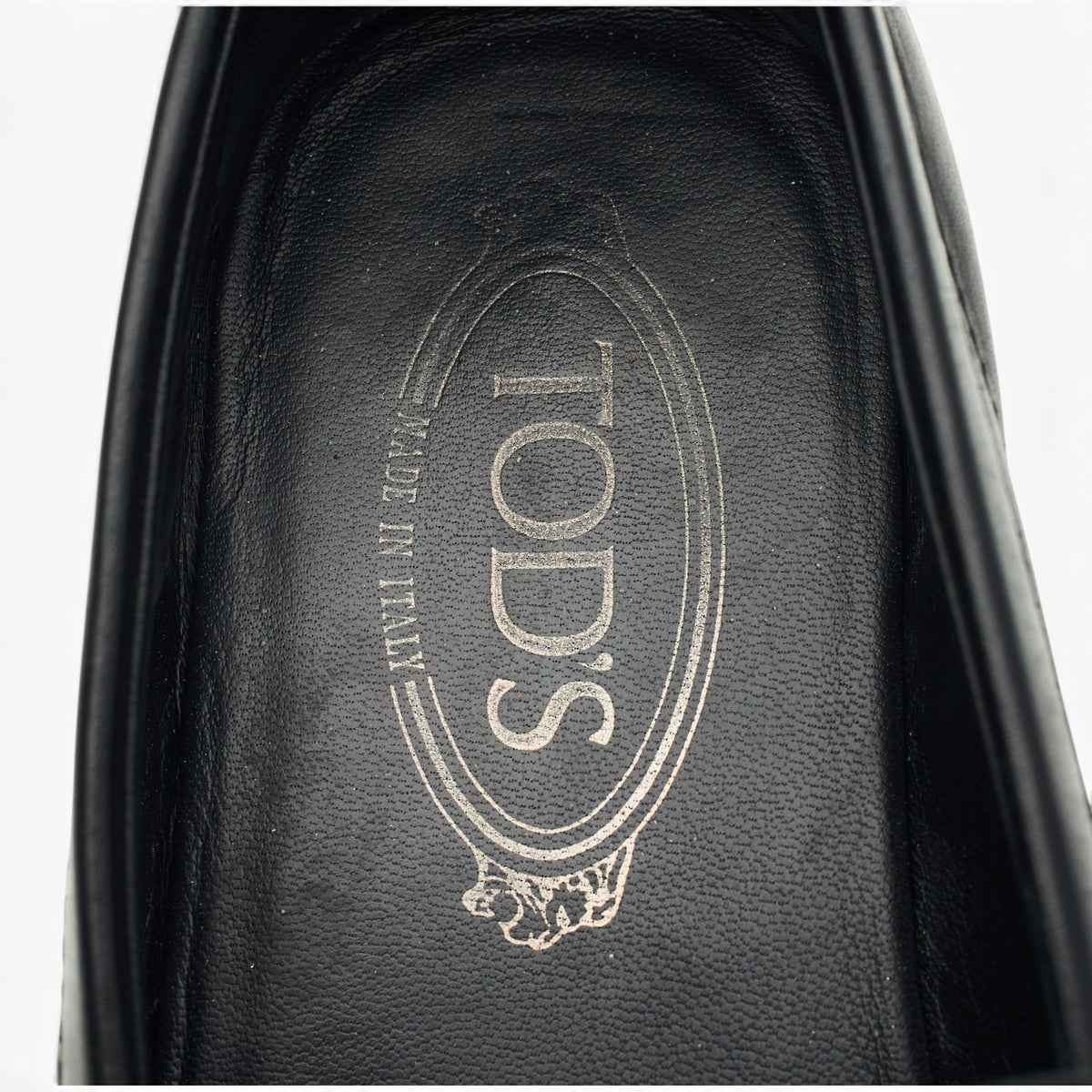 Black Leather Loafers UK 7