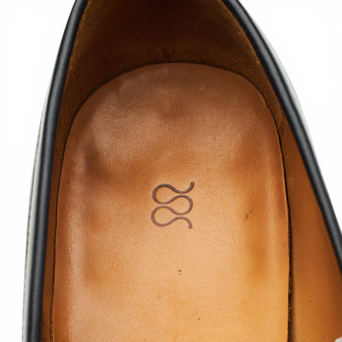 Black Leather Loafers UK 9