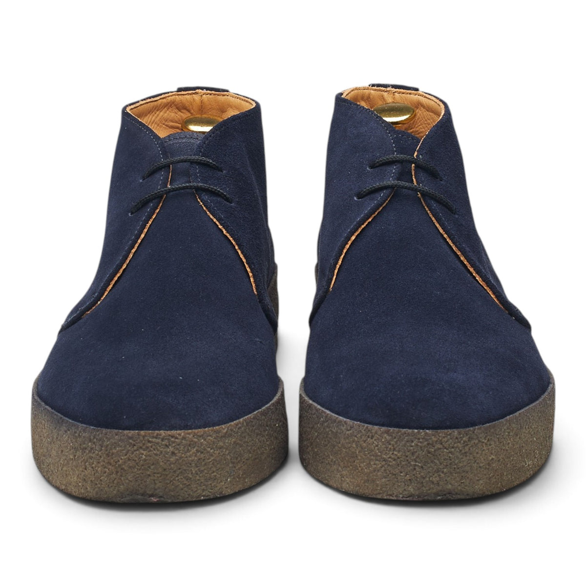 'Hi Top' Navy Blue Suede Chukka Boots UK 8.5 F