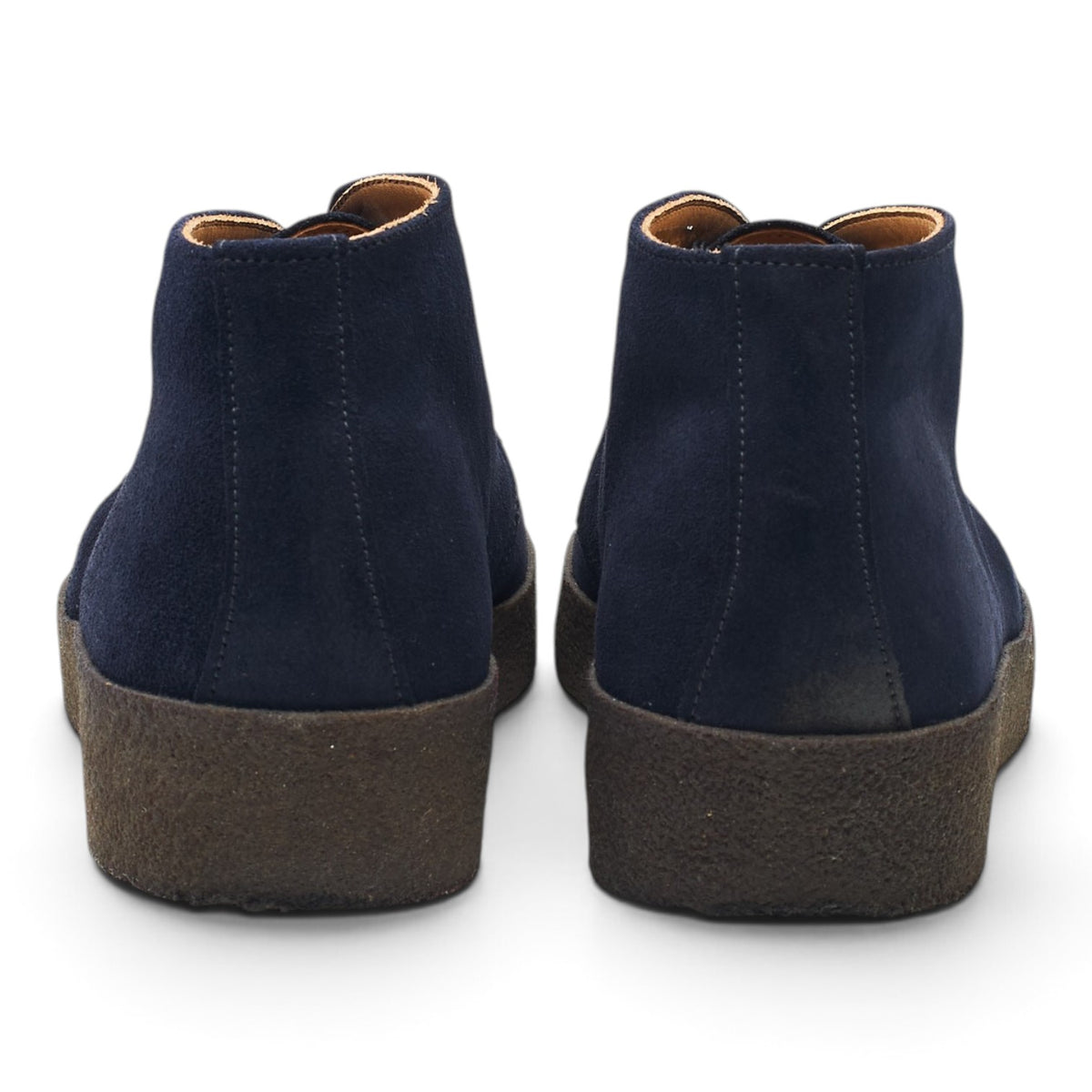 'Hi Top' Navy Blue Suede Chukka Boots UK 8.5 F