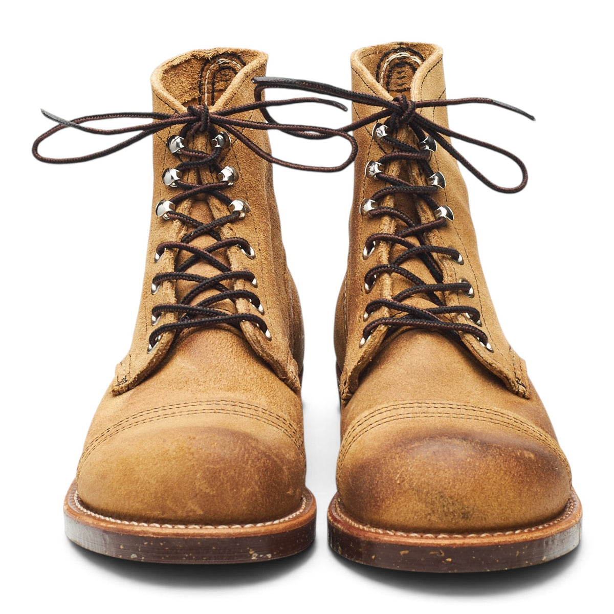 '8113' Tan Brown Suede Iron Ranger Boots UK 7 US 8 D