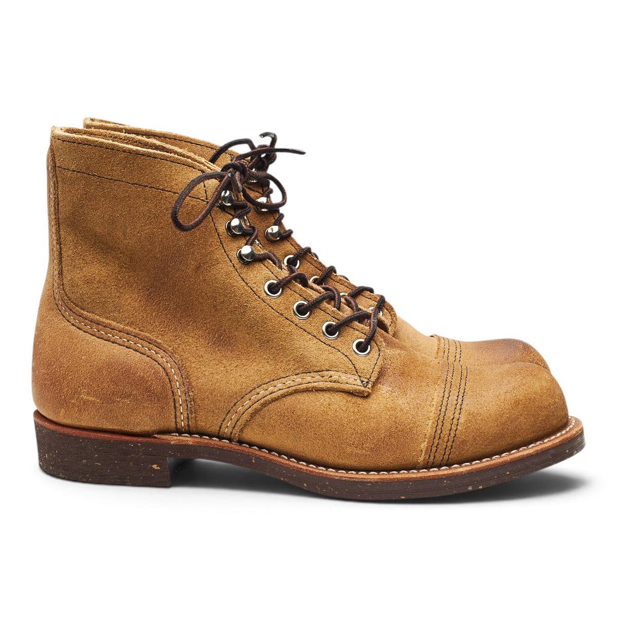'8113' Tan Brown Suede Iron Ranger Boots UK 7 US 8 D