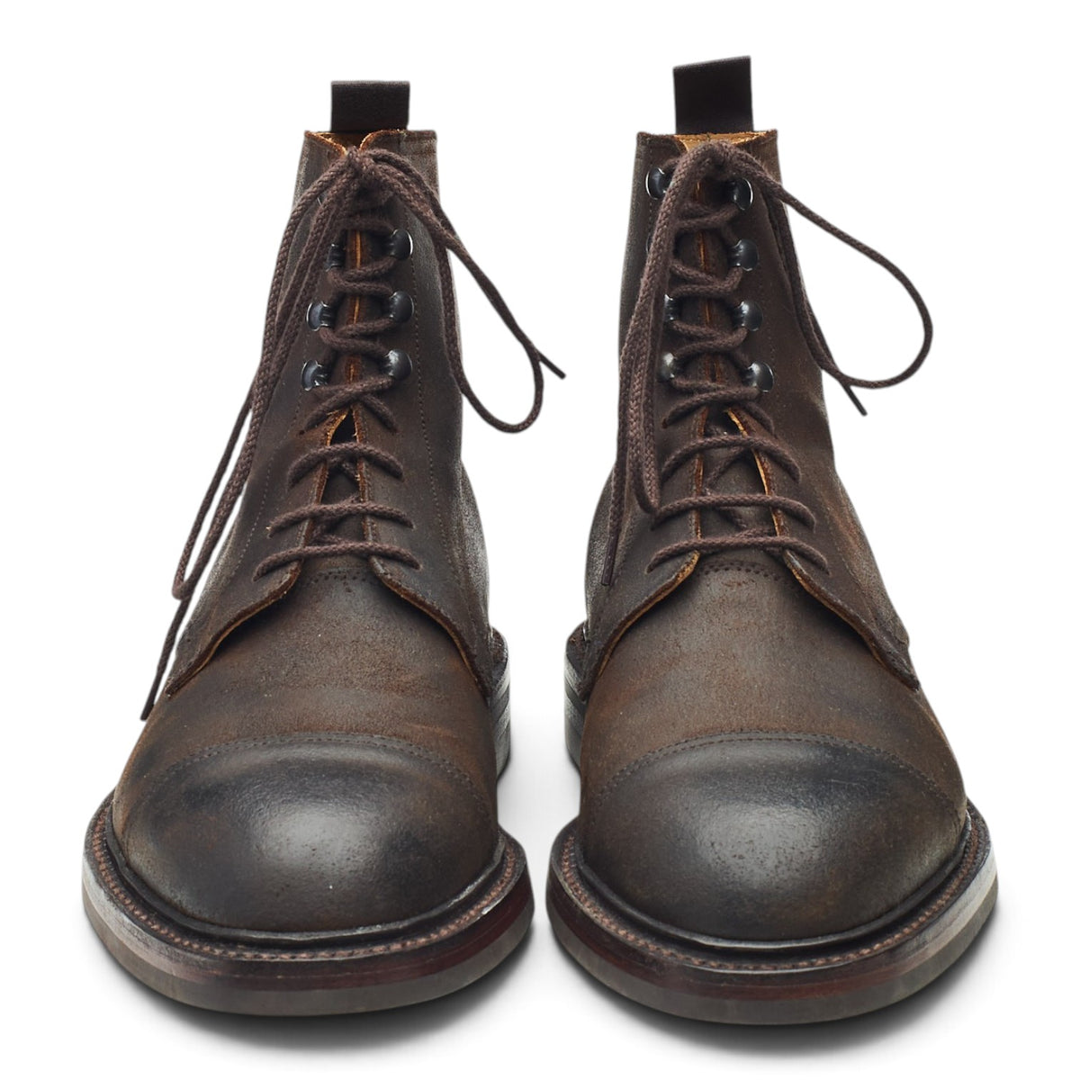 'Coniston' Dark Brown Rough-Out Suede Boots UK 6 E