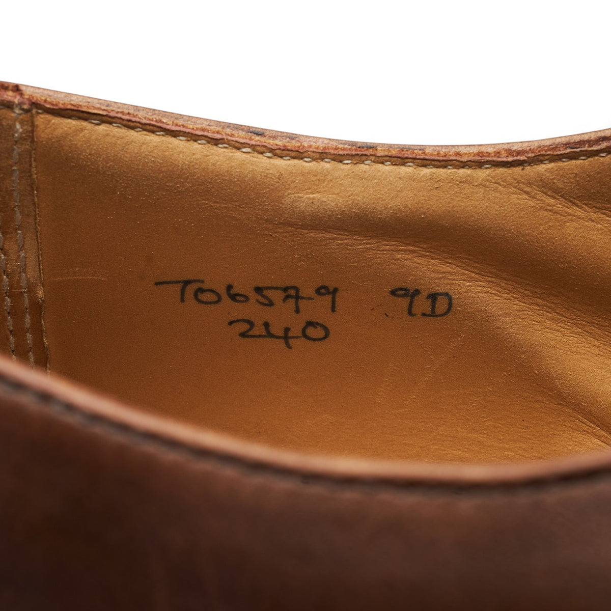 Peal & Co Brown Leather Oxford UK 8 US 9 D
