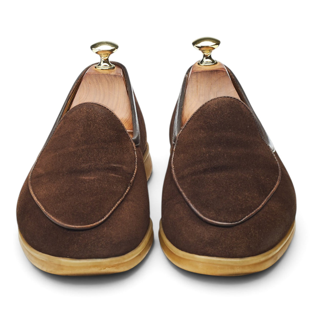 'Sagan Stride' Dark Brown Suede Slip On Loafers UK 7 / UK 7.5