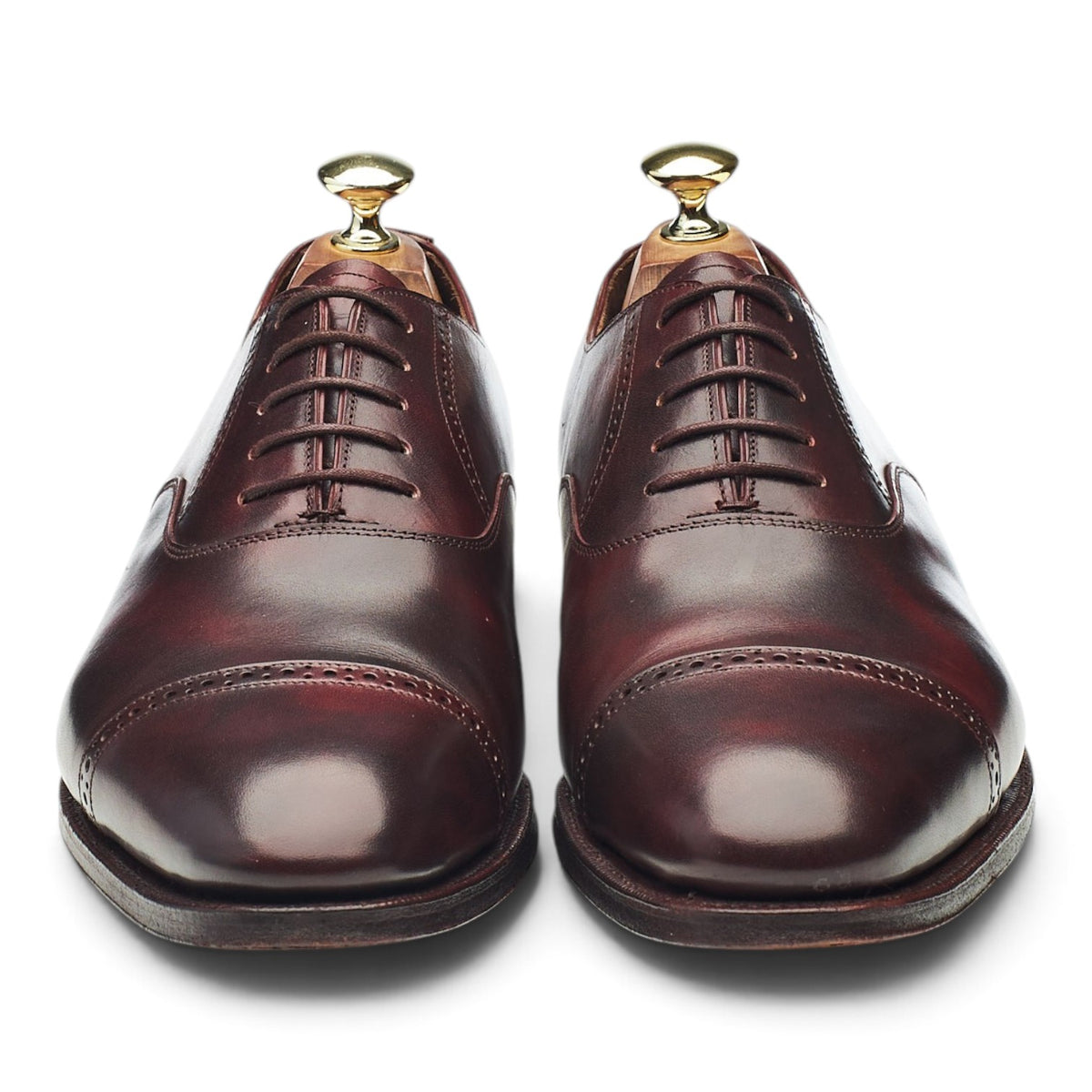 Burgundy Museum Leather Oxford UK 7.5 E