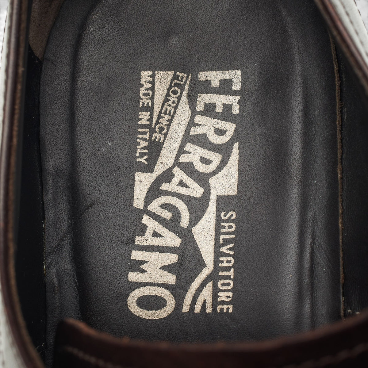 Dark Brown Leather Apron Derby UK 10.5 EE