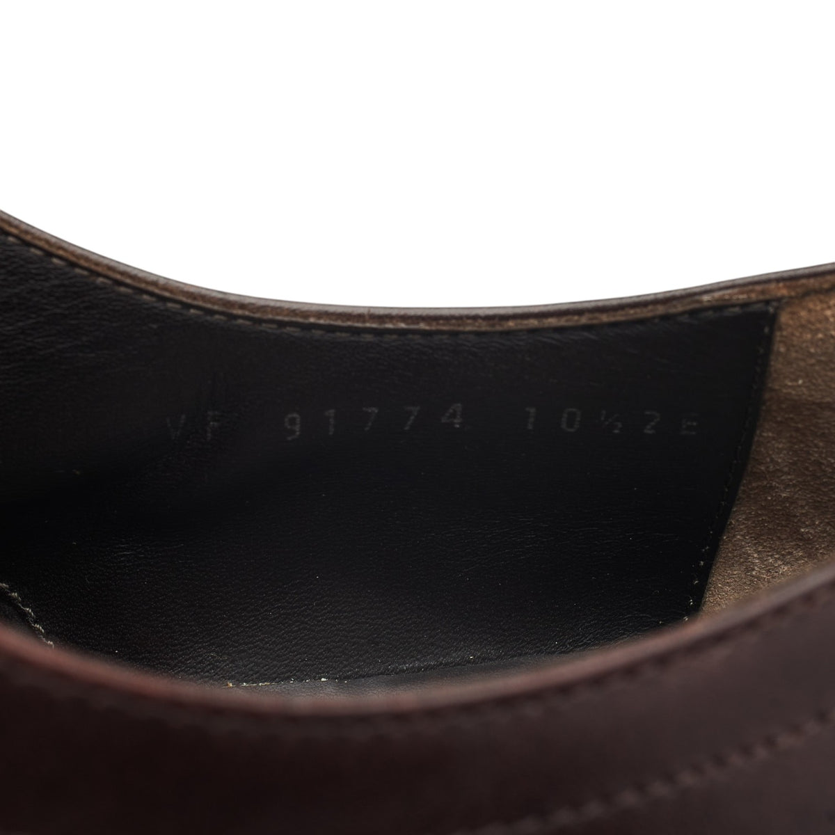 Dark Brown Leather Apron Derby UK 10.5 EE