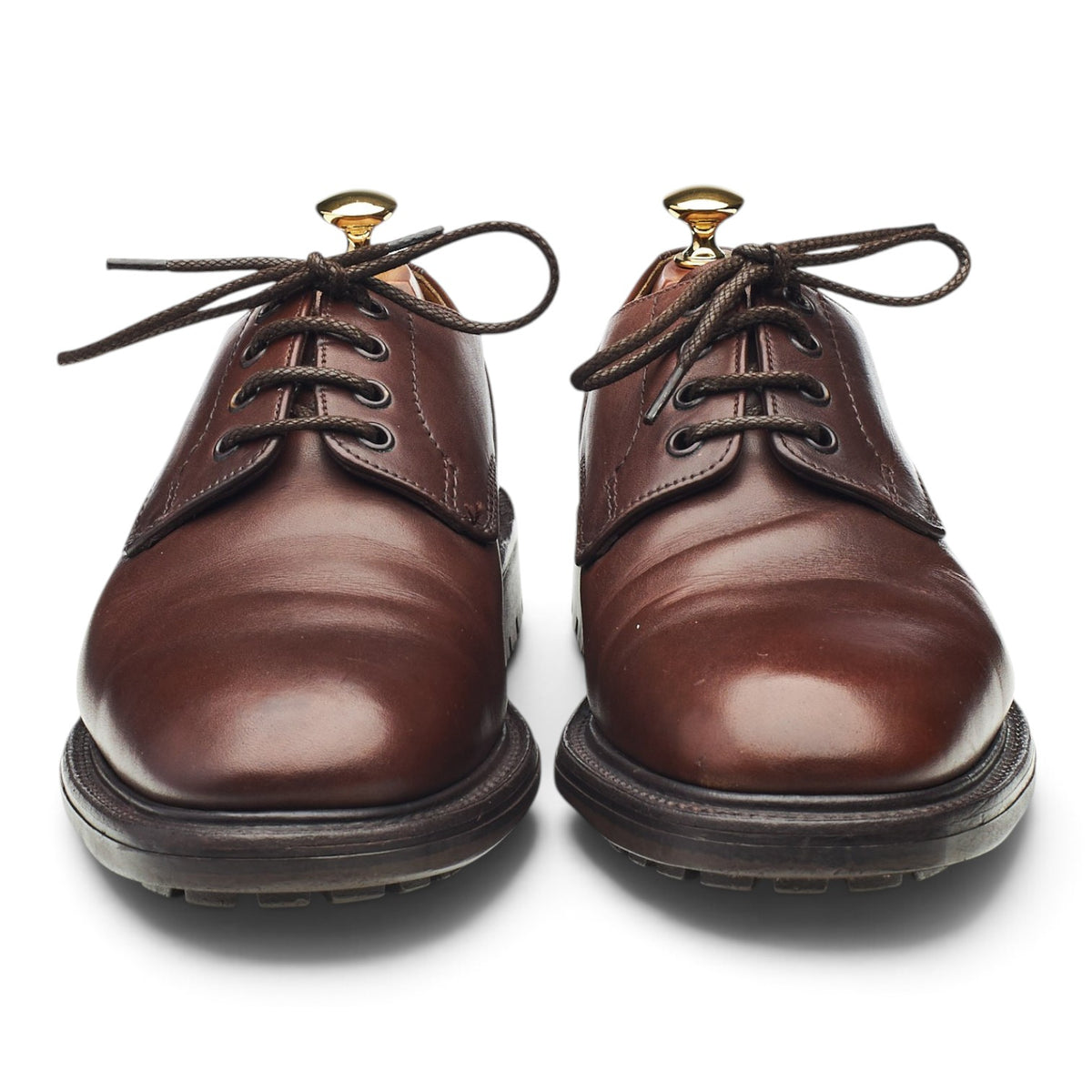'Epsom II' Brown Leather Derby UK 9.5 F
