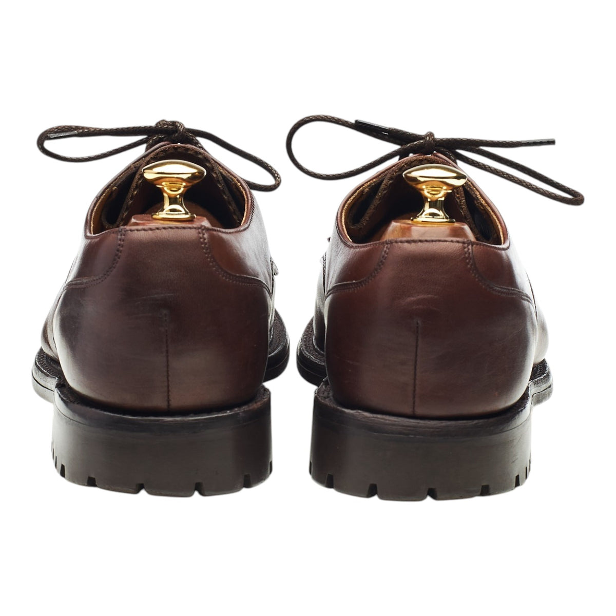 'Epsom II' Brown Leather Derby UK 9.5 F