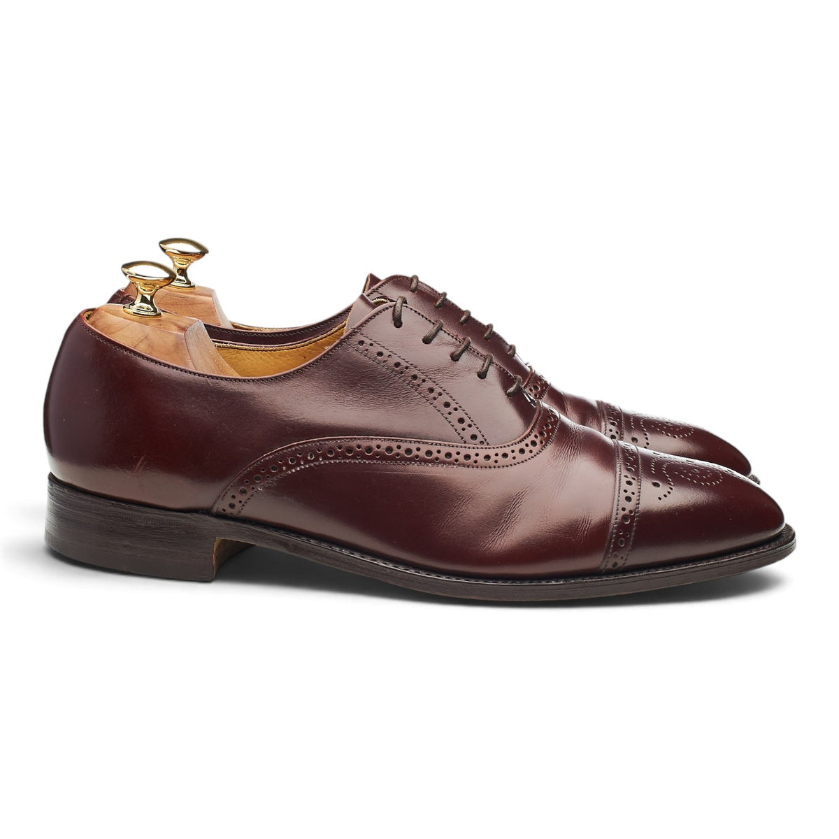 'Oban' Brown Leather Oxford Brogues UK 10 EE