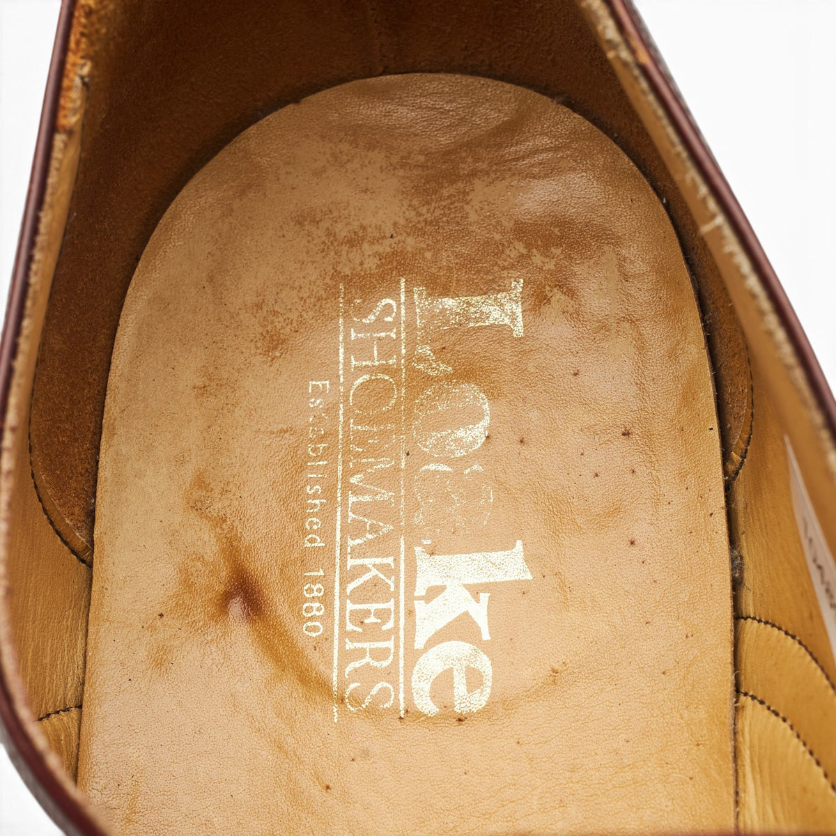 'Oban' Brown Leather Oxford Brogues UK 10 EE