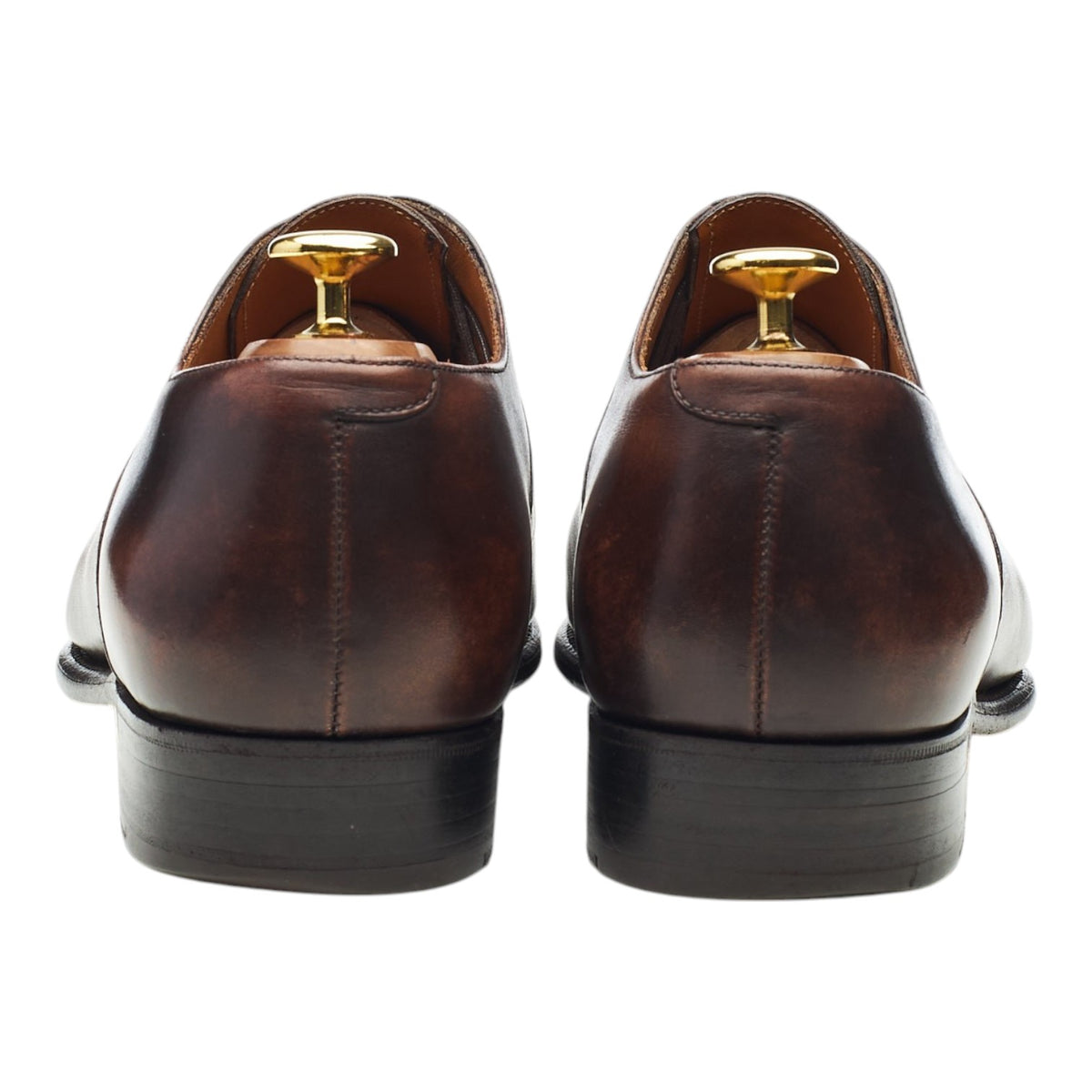 '7 Eyelets' Brown Patina Oxford 8.5 D UK 8