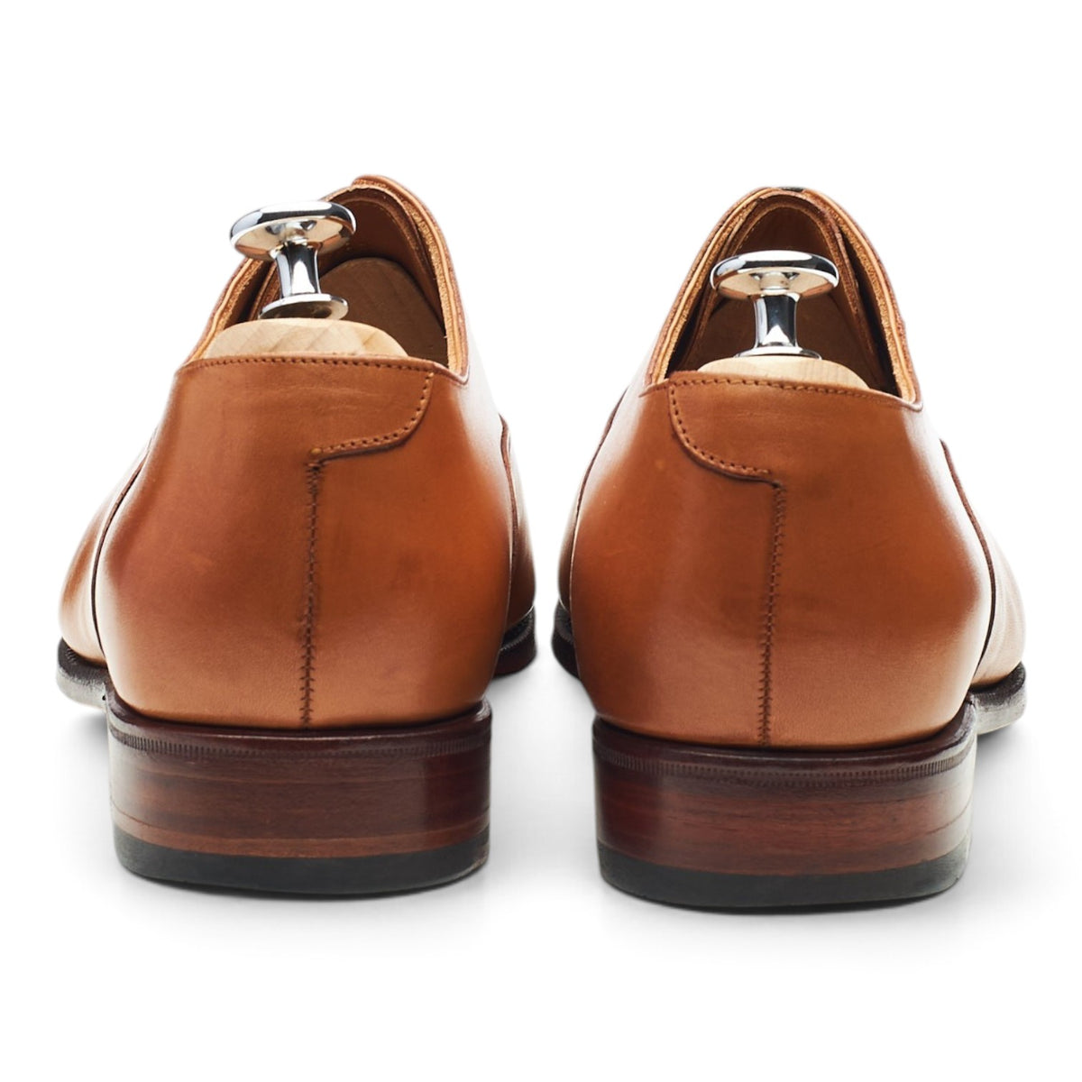 '101534' Tan Brown Leather Oxford UK 8 E