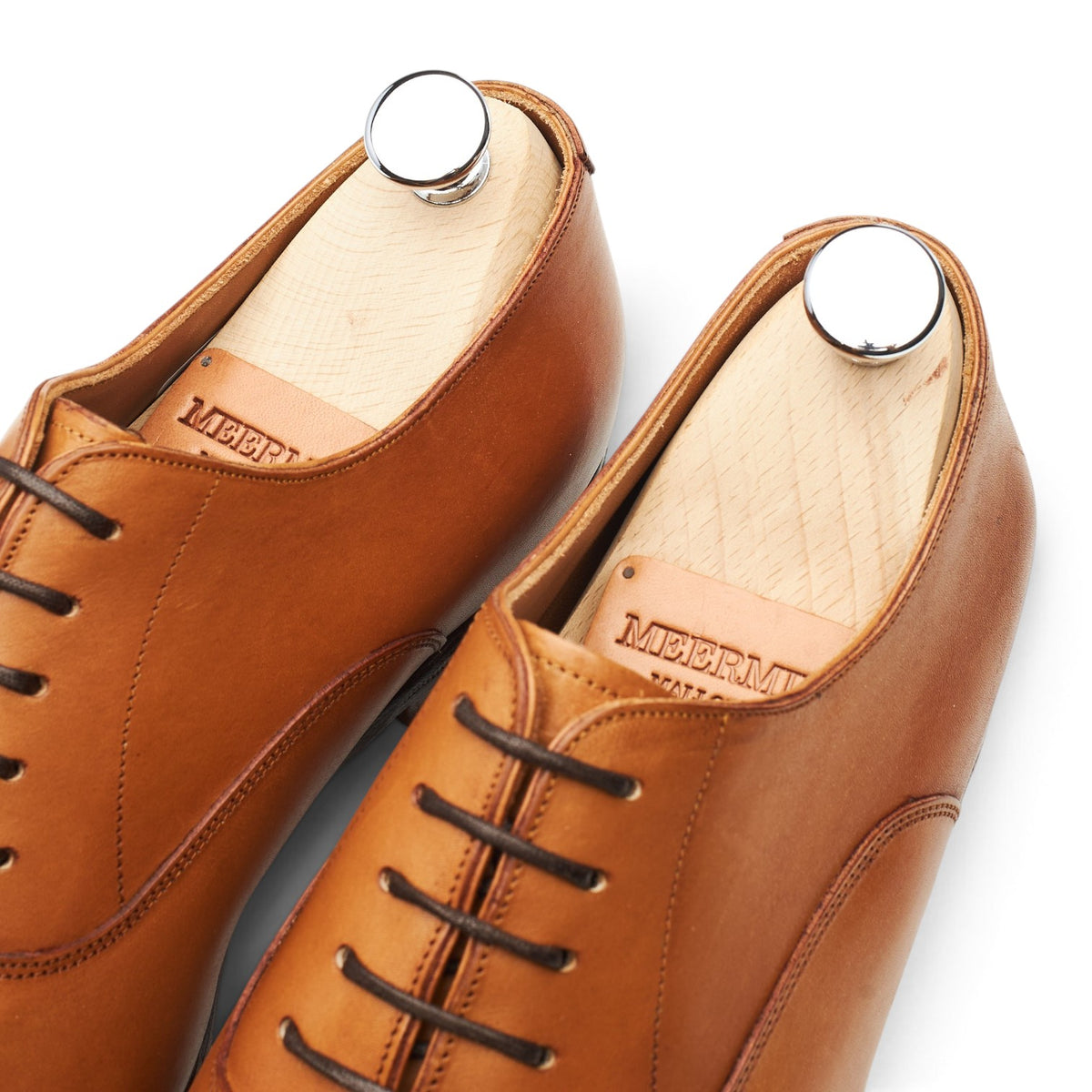 '101534' Tan Brown Leather Oxford UK 8 E