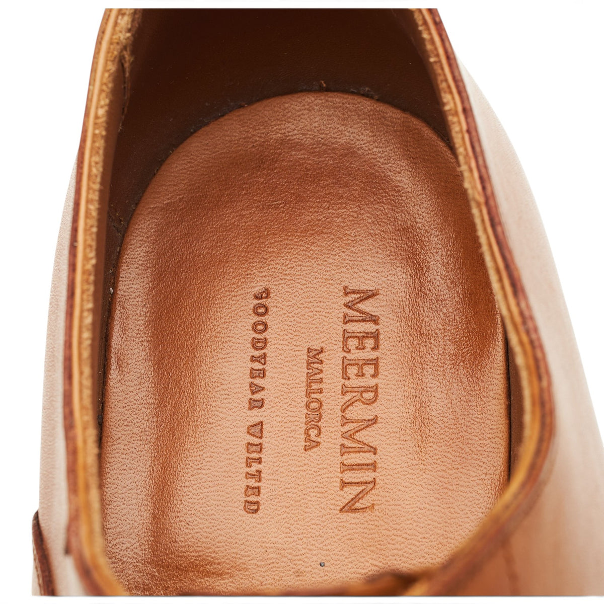 '101534' Tan Brown Leather Oxford UK 8 E