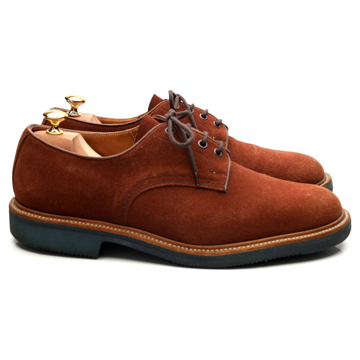 &#39;Daniel&#39; Tan Brown Suede Derby UK 11