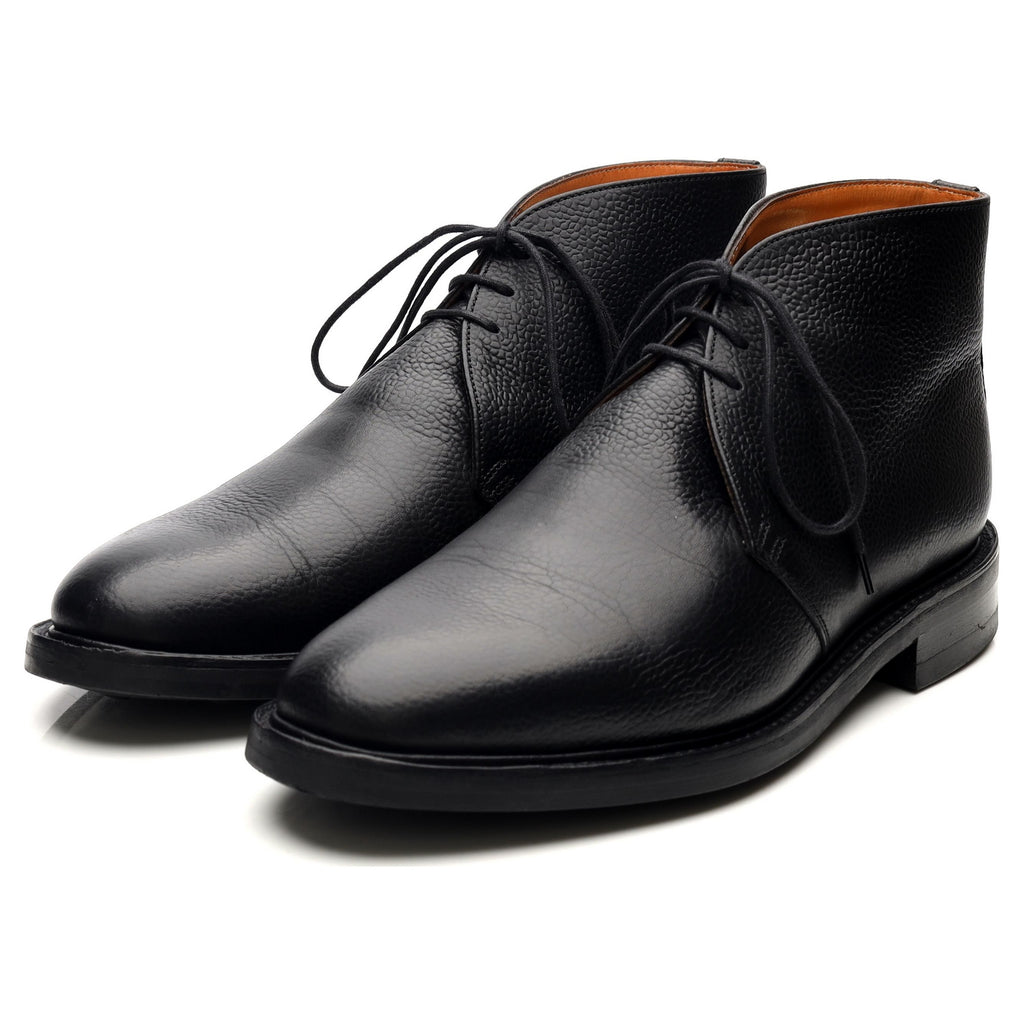 Thurlow' ブラックレザーチャッカブーツ UK 7.5 F - Abbot's Shoes