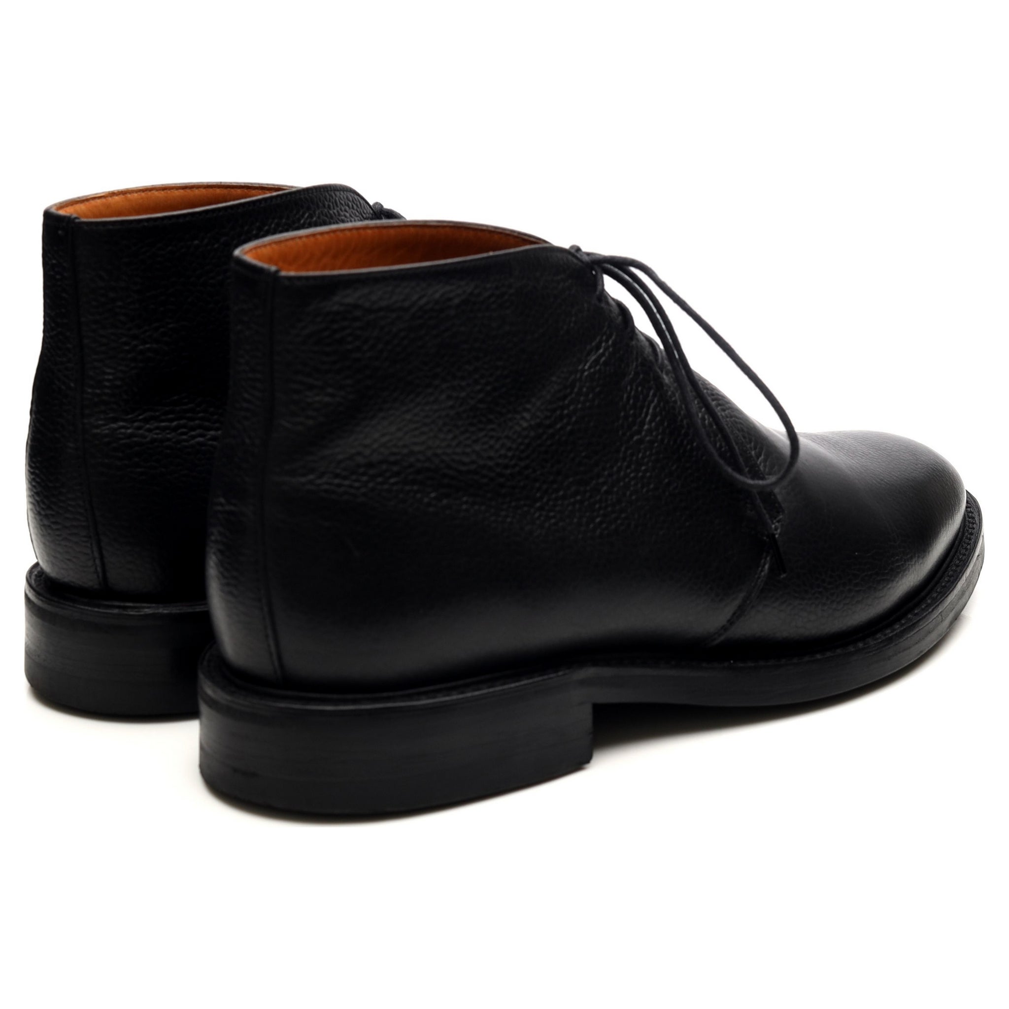 Thurlow' ブラックレザーチャッカブーツ UK 7.5 F - Abbot's Shoes