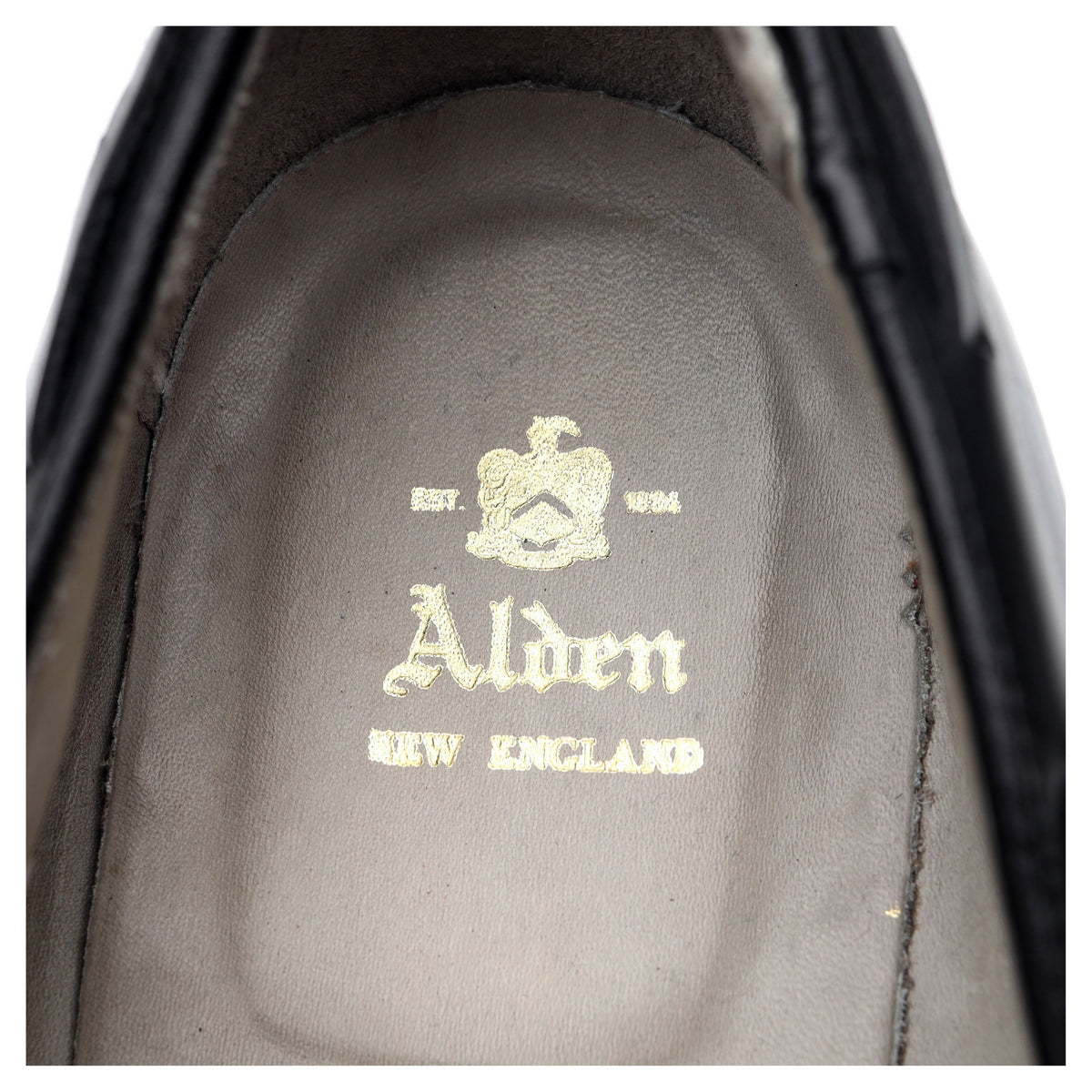 &#39;660&#39; Black Leather Tassel Loafers UK 11.5 US 12 D