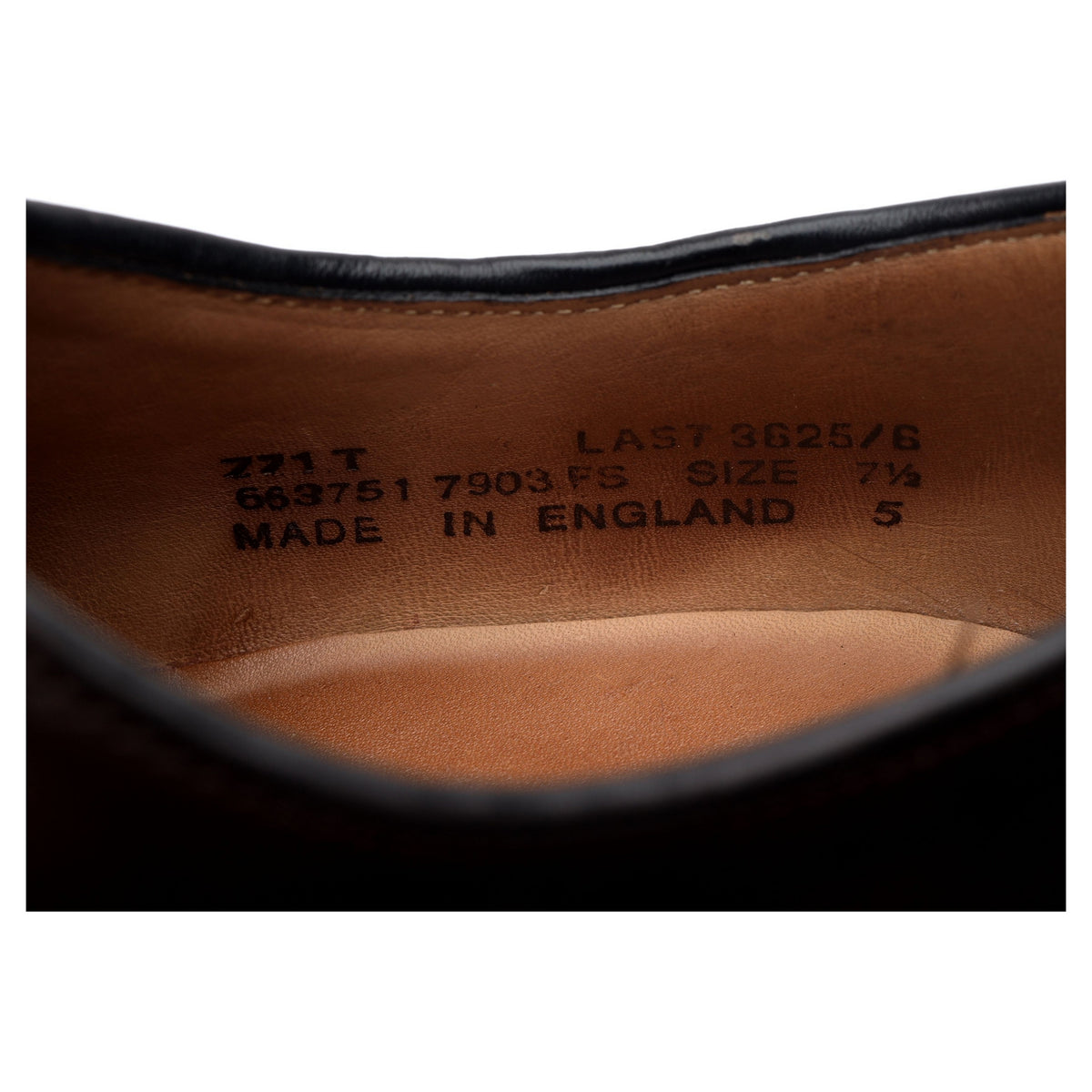&#39;771&#39; Burgundy Leather Derby UK 7.5 F