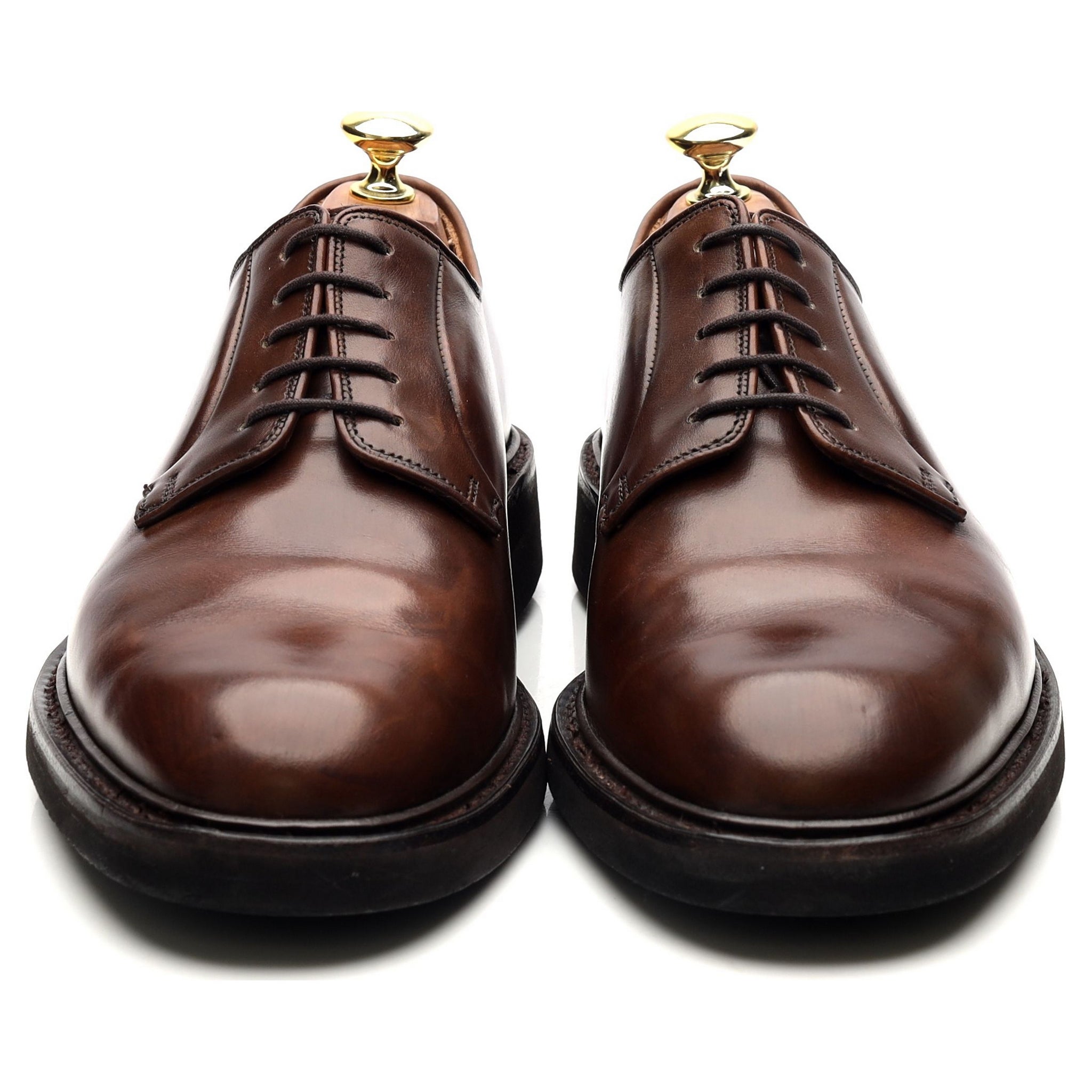 ラナーク 3」ダークブラウンレザーダービー UK 7 E - Abbot's Shoes