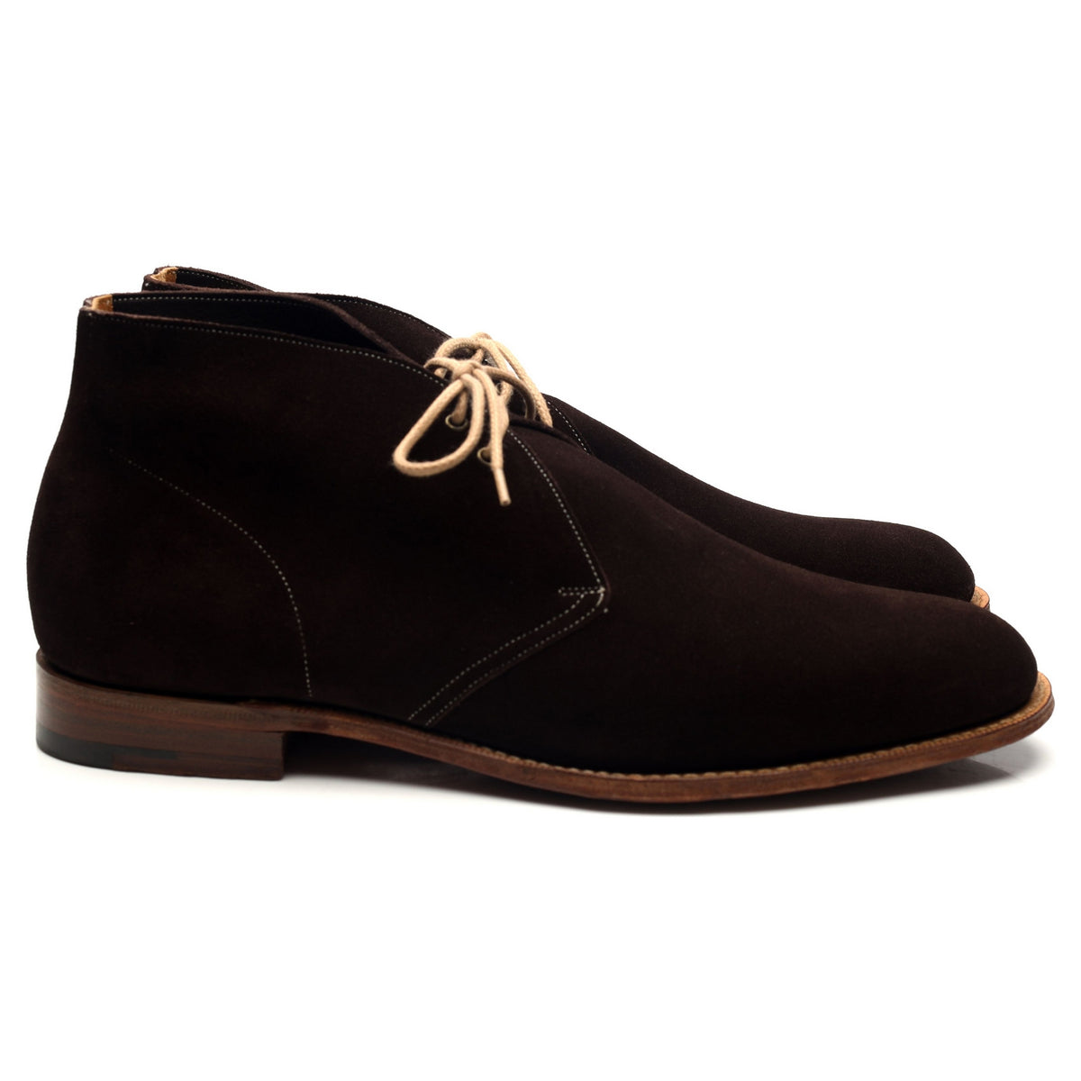 &#39;Sahara&#39; Dark Brown Suede Chukka Boots UK 12 F